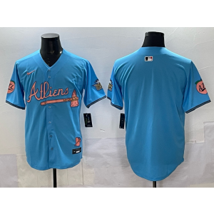 MLB Blank Atlanta Braves blue jersey