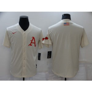 MLB Blank Atlanta Braves cream jersey