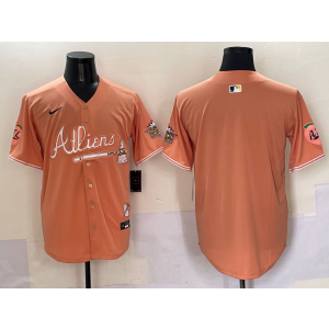 MLB Blank Atlanta Braves orange jersey