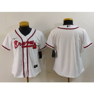 MLB Blank Atlanta Braves white jersey