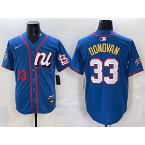 MLB Cardinals National League All-Star blue jersey