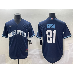 MLB Chicago Cubs navy jersey