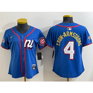 MLB Cubs National League All-Star blue jersey