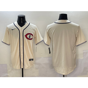MLB Blank Chicago Cubs cream jersey