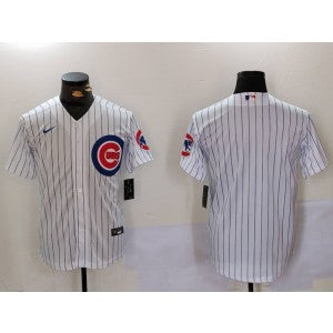 MLB Blank Chicago Cubs white jersey