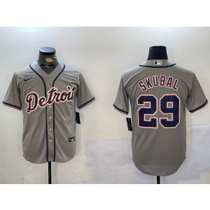 MLB Detroit Tigers grey jersey