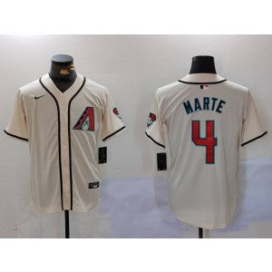 MLB Arizona Diamondbacks cream jersey
