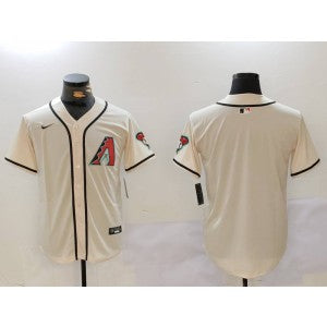 MLB Blank Arizona Diamondbacks cream jersey