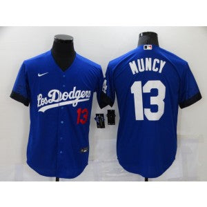 MLB Los Angeles Dodgers blue City Connect jersey