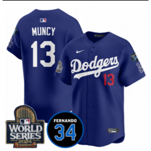 MLB Los Angeles Dodgers blue jersey