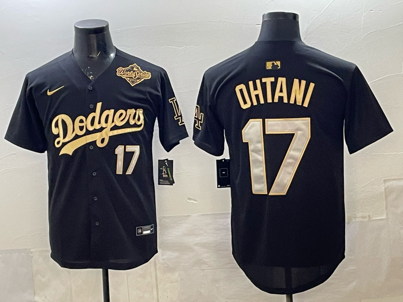 MLB Los Angeles Dodgers black jersey