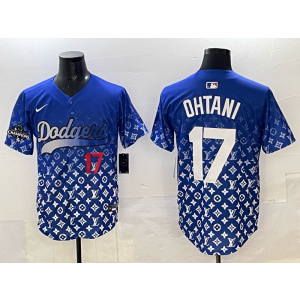 MLB Los Angeles Dodgers blue Fashion jersey