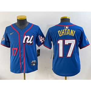MLB Dodgers National League All-Star blue jersey