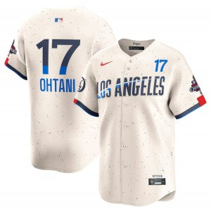 MLB Los Angeles Dodgers cream jersey