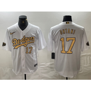 MLB Los Angeles Dodgers gold jersey