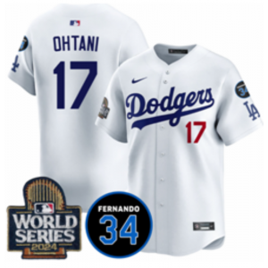 MLB Los Angeles Dodgers white jersey