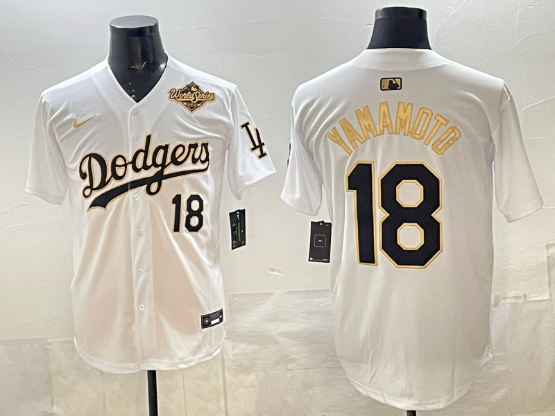 MLB Los Angeles Dodgers white jersey