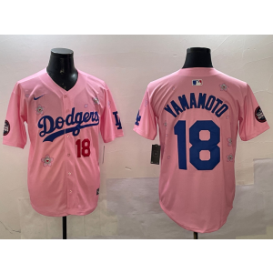 MLB Los Angeles Dodgers pink jersey