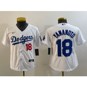 MLB Los Angeles Dodgers white jersey