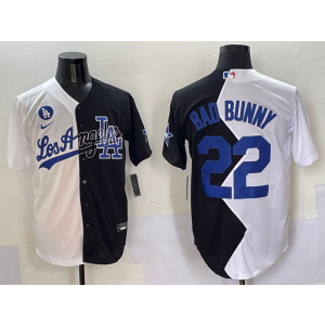 MLB Los Angeles Dodgers white Split jersey