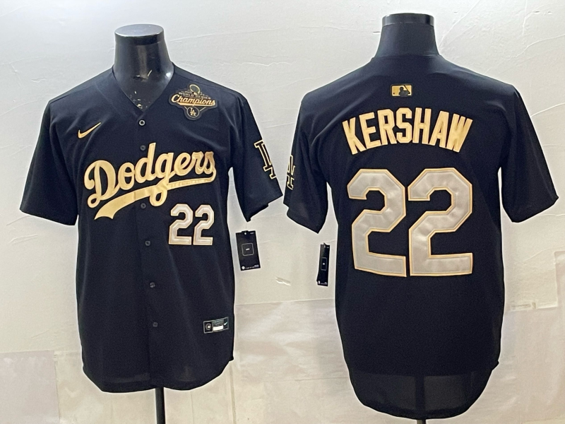 MLB Los Angeles Dodgers black jersey