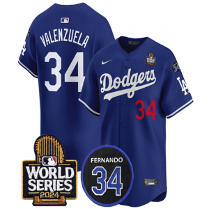 MLB Los Angeles Dodgers blue jersey