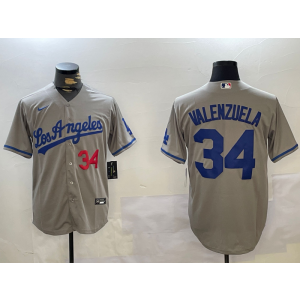 MLB Los Angeles Dodgers grey jersey