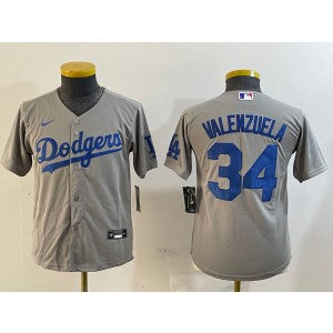 MLB Los Angeles Dodgers grey jersey