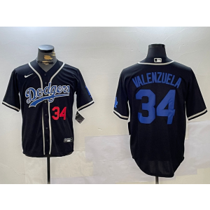 MLB Los Angeles Dodgers black jersey