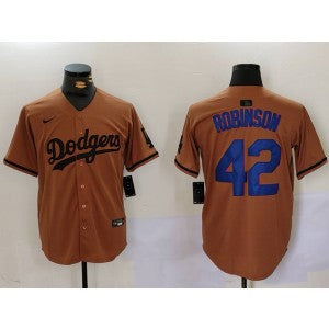 MLB Los Angeles Dodgers brown jersey