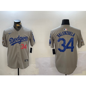 MLB Los Angeles Dodgers grey jersey
