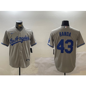 MLB Los Angeles Dodgers grey jersey