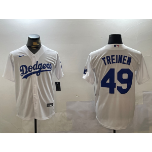 MLB Los Angeles Dodgers white jersey