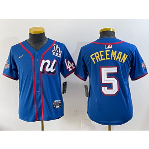MLB Dodgers National League All-Star blue jersey