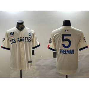 MLB Los Angeles Dodgers cream jersey