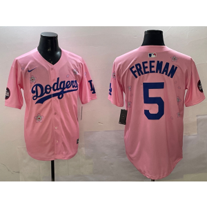 MLB Los Angeles Dodgers pink jersey