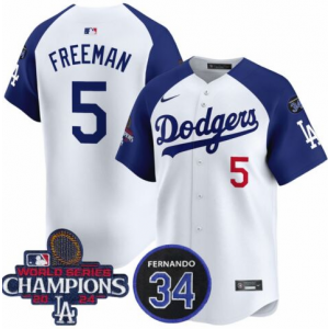 MLB Los Angeles Dodgers white jersey