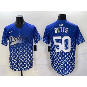 MLB Los Angeles Dodgers blue Fashion jersey