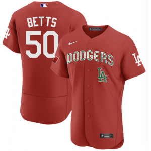 MLB Los Angeles Dodgers red Heritage jersey