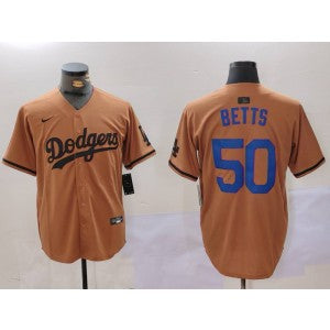 MLB Los Angeles Dodgers brown jersey