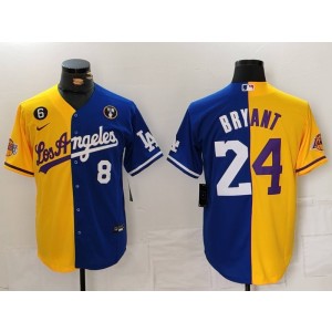 MLB Los Angeles Dodgers blue Split jersey