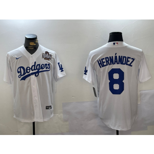 MLB Los Angeles Dodgers white jersey