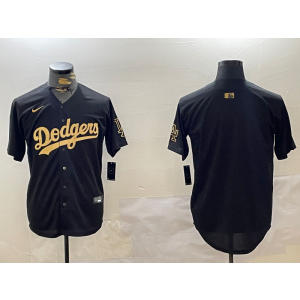 MLB Blank Los Angeles Dodgers black jersey