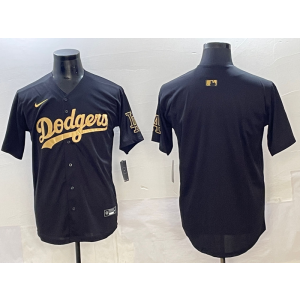 MLB Blank Los Angeles Dodgers black jersey