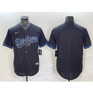 MLB Blank Los Angeles Dodgers black jersey