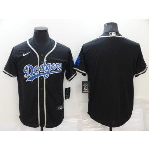 MLB Blank Los Angeles Dodgers black jersey