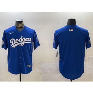 MLB Blank Los Angeles Dodgers blue jersey