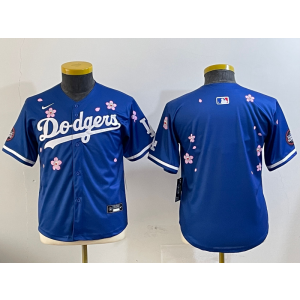 MLB Blank Los Angeles Dodgers blue jersey