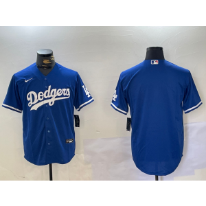 MLB Blank Los Angeles Dodgers blue jersey