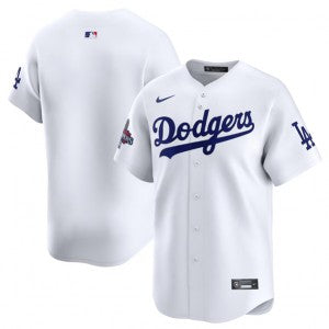 MLB Blank Los Angeles Dodgers white jersey